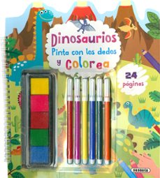 dinosaurios (pinta con los dedos y colorea)-9788467795578