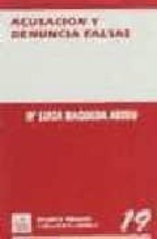 acusacion y denuncia falsas-maria luisa maqueda abreu-9788480027878