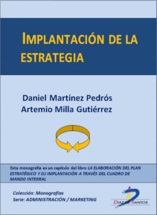 implantacion de la estrategia (ebook)-daniel martinez pedros-artemio milla gutierrez-9788499694078
