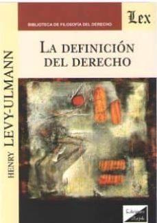 la definicion de derecho-henry levy ulmann-9789563920178