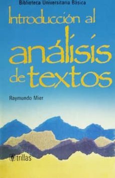 introduccion al analisis de textos-raymundo mier-9789682432378