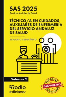 tecnico a en cuidados auxiliares de enfermería del servicio andal uz de salud. temario específico (vol. 2) sas 2025-9791387537678