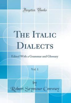 the italic dialects, vol. 1-9780266250388