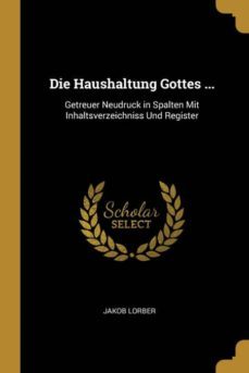 die haushaltung gottes ...-9780274056088