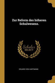 zur reform des hheren schulwesens.-9780274271788