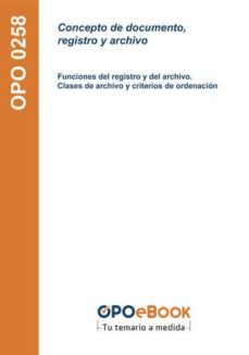 concepto de documento, registro y archivo (ebook)-9781524311988