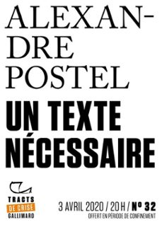 tracts de crise (n32) - un texte necessaire (ebook)-alexandre postel-9782072911088