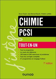 chimie tout-en-un pcsi - 7e ed. (ebook)-bruno fosset-jean-bernard baudin-frédéric lahitète-9782100873388