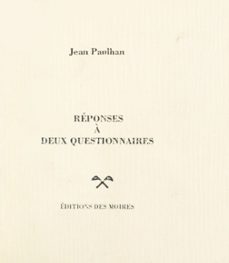 reponses a deux questionnaires (ebook)-9782307169888