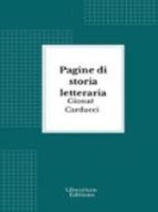 pagine di storia letteraria (ebook)-giosu carducci-9782387411488