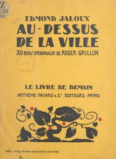au-dessus de la ville (ebook)-edmond jaloux-9782706217388