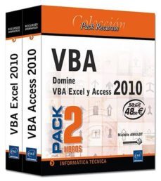 vba: domine vba excel y access 2010 (pack 2 libros)-9782746067288