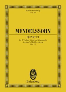 string quartet a minor (ebook)-felix mendelssohn bartholdy-9783795729288