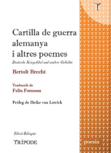 cartilla de guerra alemanya i altres poemes-bertolt brecht-9788412920888