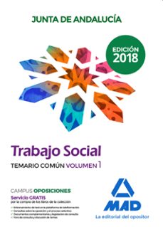 trabajadores sociales de la junta de andalucía. temario común vol umen 1-9788414215388