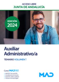 auxiliar administrativo/a (acceso libre). temario volumen 1. junta de andalucía-9788414284988