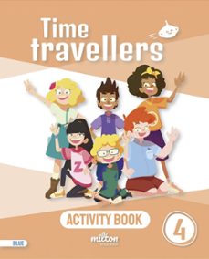 time travellers 4 blue activity book english 4º primaria (andalucia y murcia)-9788419364388