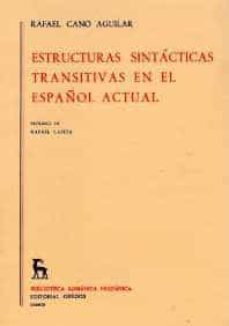 estructuras sintacticas transitivas en el español actual-9788424900588