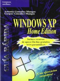 guia rapida windows xp home edition-antonia gonzalez mangas-gaspar gonzalez manga-9788428328388
