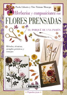 herbarios y composiciones con flores prensadas-9788430539888