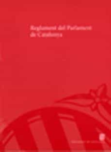 reglament del paralament de catalunya-9788439373988