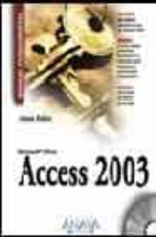 microsoft office access 2003 (manuales fundamentales) (incluye cd -rom)-allison balter-9788441516588