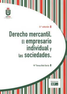 derecho mercantil. el empresario individual y las sociales-mª teresa bote garcia-9788445431788