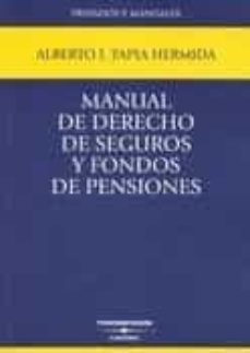 manual de derecho de seguros y fondos de pensiones-9788447026388