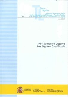 irpf estimación objetiva. iva régimen simplificado-9788447611188