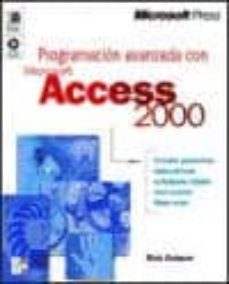 programacion avanzada con microsoft access 2000-9788448125288