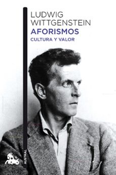 aforismos: cultura y valor-ludwig wittgenstein-9788467028188