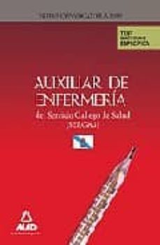 auxiliares de enfermeria del servicio gallego de salud (sergas). test de materias especificas-9788467616088