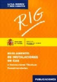 reglamento de instalaciones de gas e.i.t.c.-9788474749588