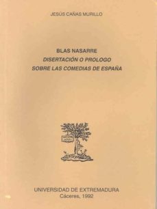 blas nasarre disertacion o prologo sobre las comedias de españa-9788477231288