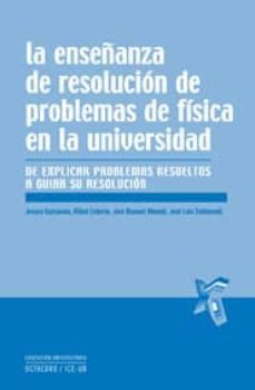 la enseñanza de resolucion de problemas de fisica en la universid ad-jenaro guisasola-9788480639088