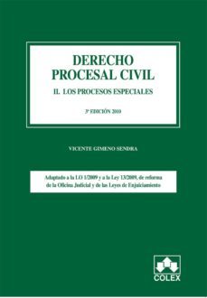 derecho procesal civil ii (3ª ed)-vicente gimeno sendra-9788483422588