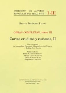 obra completa, tomo iii: cartas eruditas-9788483676288