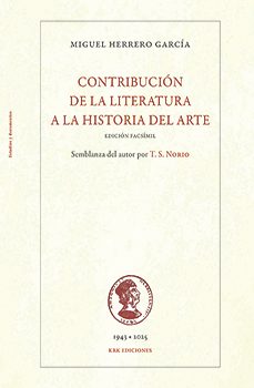 contribucion de la literatura a la historia del arte-miguel herrero garcia-9788483678688
