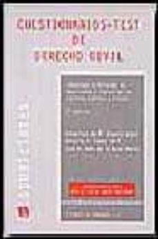 cuestionarios-test de derecho civil-francisco de paula blasco gasco-gonzalo lopez ebri-9788484560388