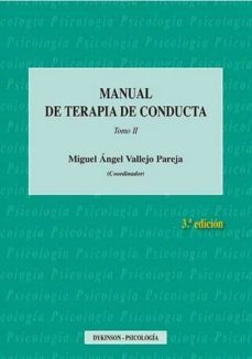 manual de terapia de conducta tomo ii (3ª ed.)-9788490857588