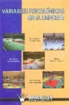 variables psicologicas en el deporte-patricia irene sosa gonzalez-9788498238488