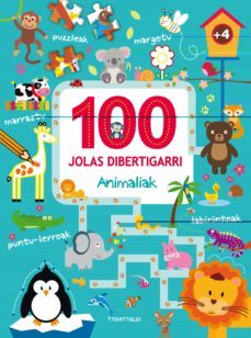 100 jolas dibertigarri animaliak-9788498438888