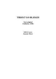 tirant lo blanch-joanot martorell-9788498762488