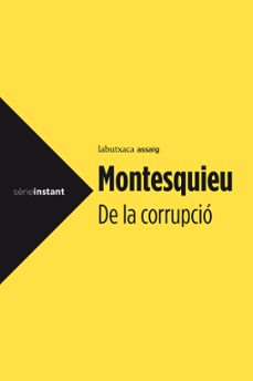 de la corrupcio-charles louis de secon montesquieu-9788499306988