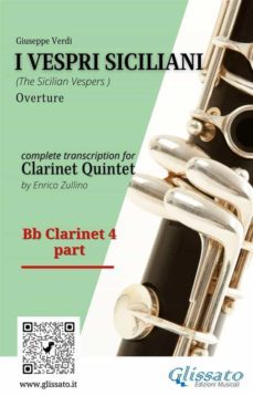 bb clarinet 4 part of "i vespri siciliani" for clarinet quintet (ebook)-9791220871488