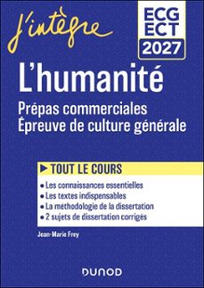manuel - prépas commerciales ecg - epreuve de culture générale 2027 (ebook)-jean-marie frey-9782100898398