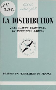 la distribution (ebook)-dominique xardel-jean-claude tarondeau-9782130706298