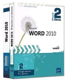 word 2010 (pack dos libros: word 2010. avanza. ejercicio a ejercicio; word 2010: ofimatica profesional)-9782746068698