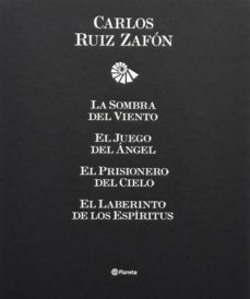 estuche tetralogia el cementerio de los libros olvidado (contiene : el laberinto de los espiritus; el prisionero del cielo; el     juego del angel; la sombra del viento)-carlos ruiz zafon-9788408163398
