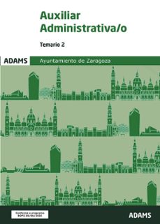 temario 2 auxiliar administrativa-o ayuntamiento de zaragoza-9788410775398